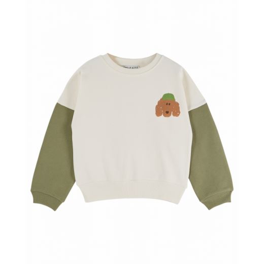 SWEAT BICOLORE PISTACHE