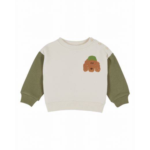 SWEAT BICOLORE | PISTACHE