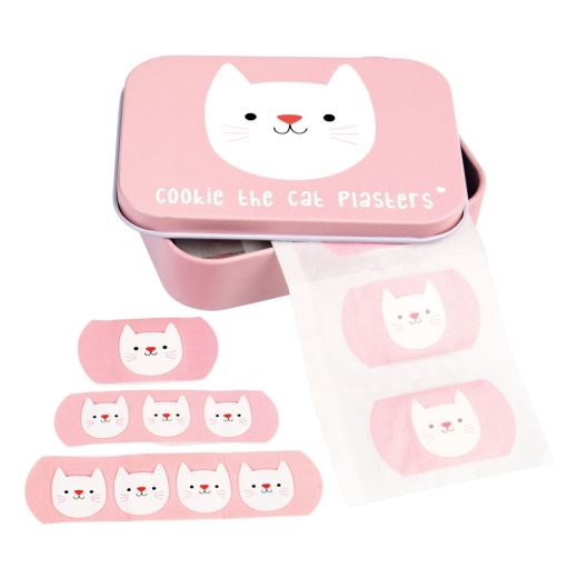 Boite de pansements chat rose rex petits cadeaux pour les filles cat