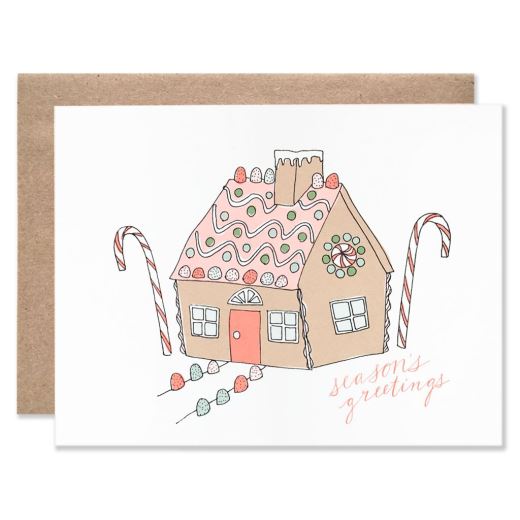 CARTE DE NOËL | GINGERBREAD HOUSE